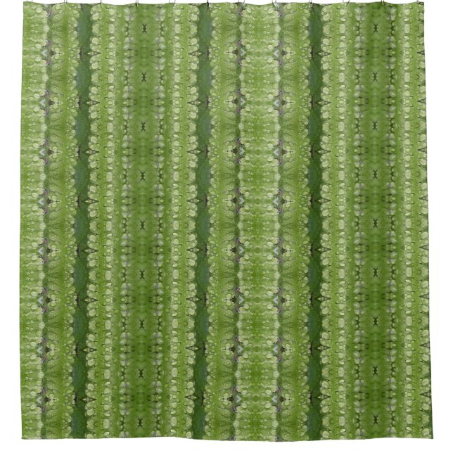 Fern Ikat 8 Duschvorhang (Vorderseite)