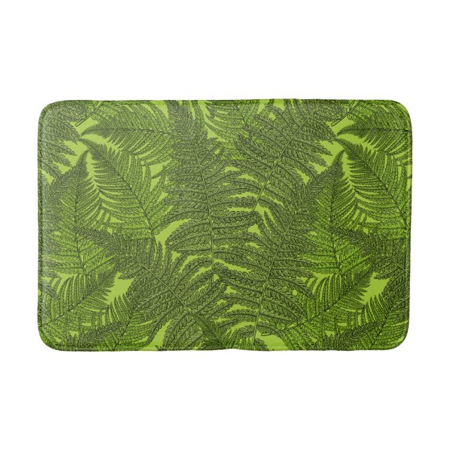 Fern in grün badematte (Vorderseite)