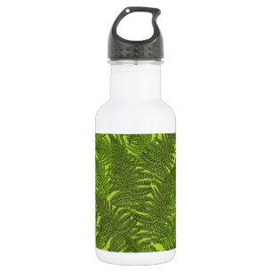 Fern in grün edelstahlflasche