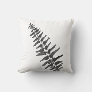 Fern Leaf Beige Botanisches Kissen