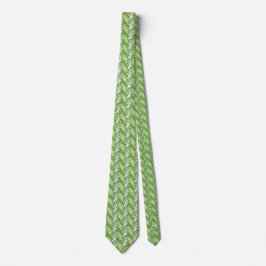 Fern Leaf Frontsystem Necktie Krawatte