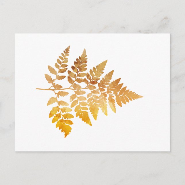 Fern Leaf Postkarte (Vorderseite)