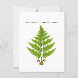 Fern Meaning Postkarte