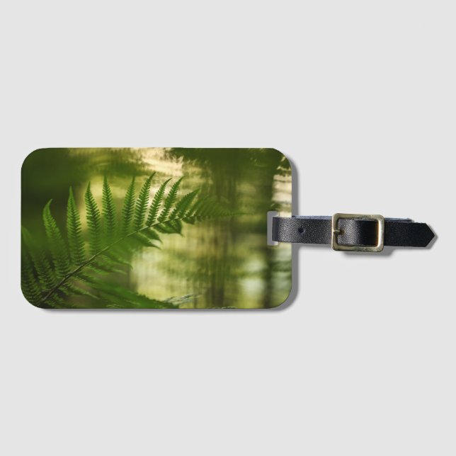 Fern Nature Foto Gepäckanhänger (Vorderseite (Horizontal))