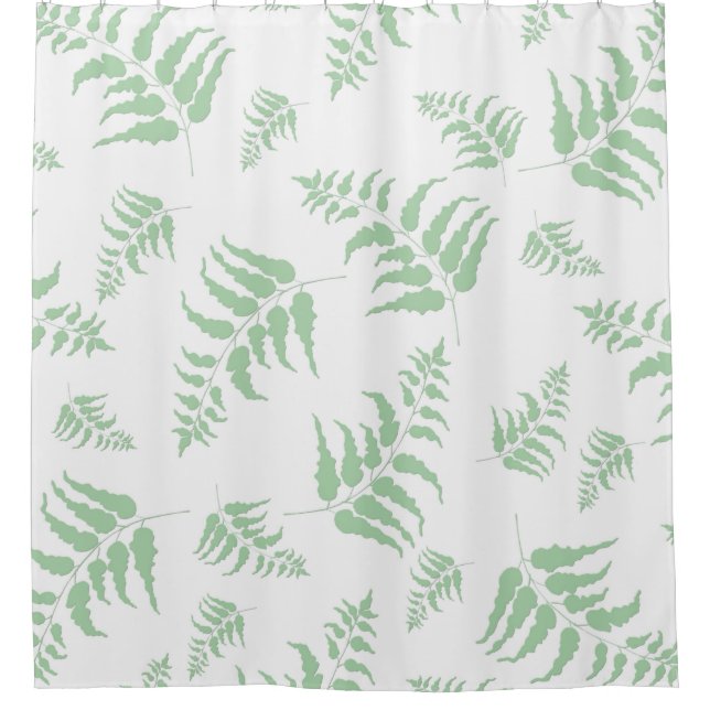 Fern Pattern Duschvorhang (Vorderseite)