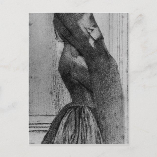 Fernand Khnopff - Der Schleier Postkarte (Vorderseite)