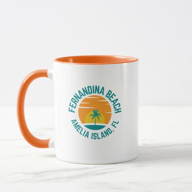 Fernandina Beach Amelia Island Florida Kaffeetasse (Links)