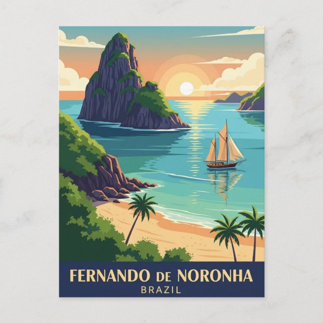 Fernando de Noronha Brasilien Postkarte (Vorderseite)