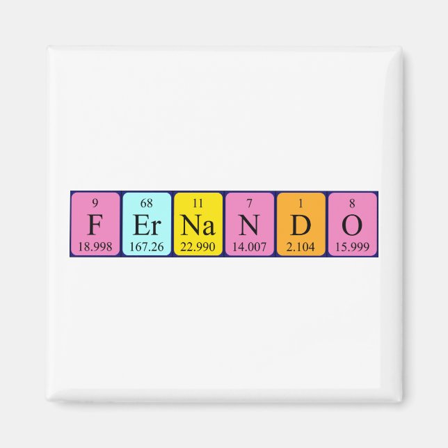Fernando Periodenmagnet Magnet (Vorne)