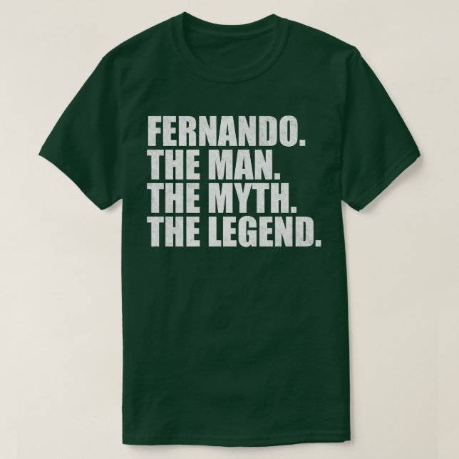 FernandoFernando Name Fernando Vorname T-Shirt (Design vorne)