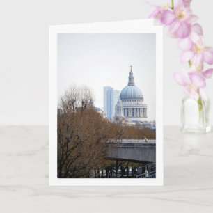 Fernansicht der St Paul's Cathedral, London Karte