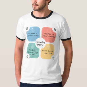 Fernarbeitszeit   Funny Work-From-Zuhause-Geschenk T-Shirt