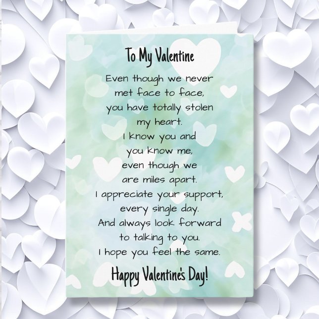 Fernbeziehung Valentinstag Karte (Von Creator hochgeladen)