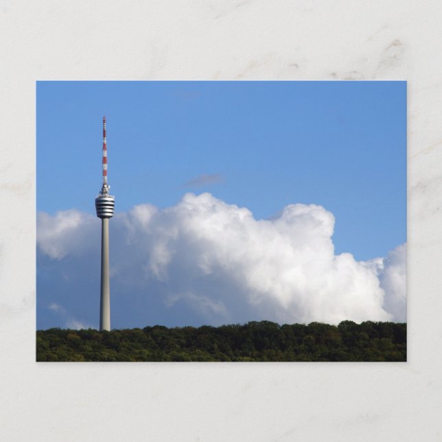 Fernesehturm - Das Wahrzeichen der Stadt Stuttgart Postkarte (Vorderseite)