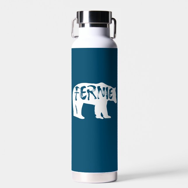 Fernie British Columbia Bear Trinkflasche (Vorne)