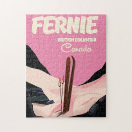 Fernie British Columbia Ski Poster