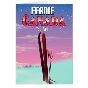 Fernie Canada Ski-Poster.