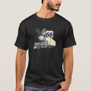 Fernlastfahrer des Weg-66 T-Shirt