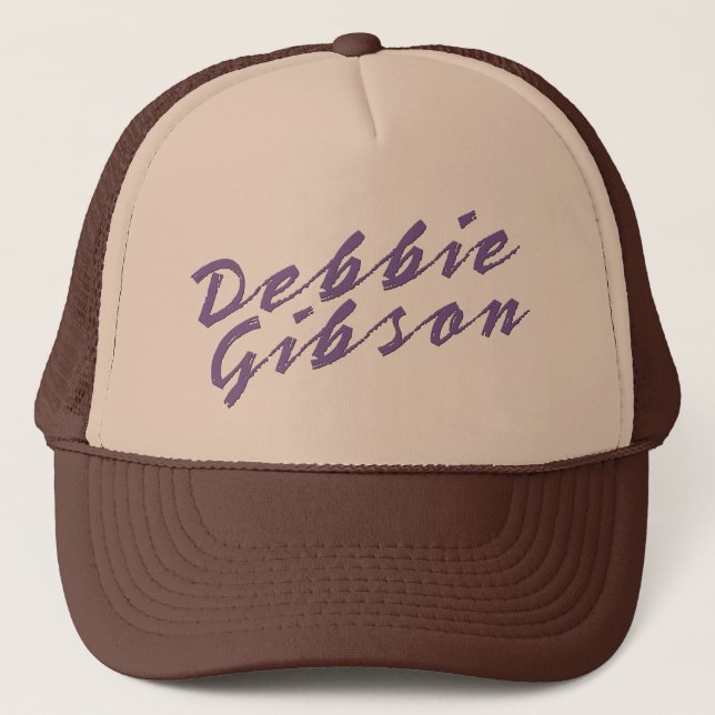 Fernlastfahrer-Hut Debbie Gibson Truckerkappe (Vorderseite)