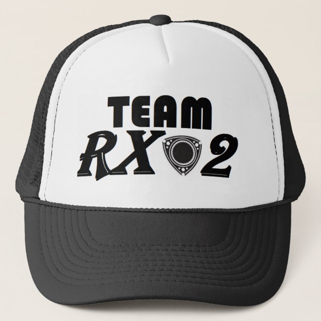 Fernlastfahrer-Hut des Team-Rx2 Truckerkappe (Vorderseite)