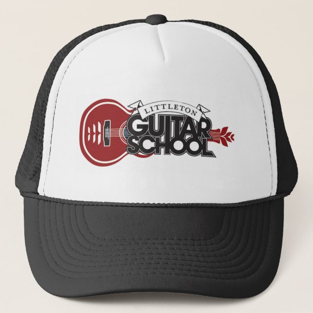 Fernlastfahrer-Hut Littleton Gitarren-Schule Truckerkappe (Vorderseite)