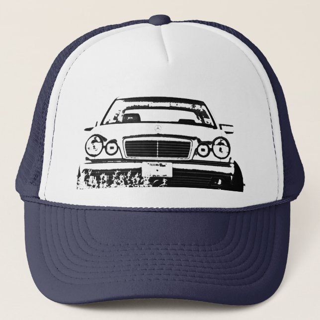 Fernlastfahrer-Hut MERCEDES-BENZ W210 E320 Truckerkappe (Vorderseite)