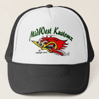 Fernlastfahrer-Hut Mittelwestens Kustomz WOODY Truckerkappe