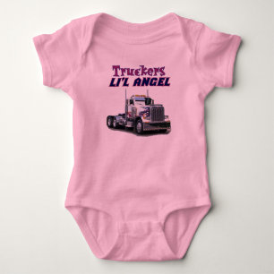 Fernlastfahrer Li'l Engel Baby Strampler