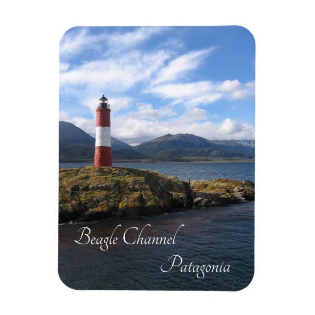 FernLeuchtturm, Beagle-Kanal, Patagonien Magnet (Vertikal)