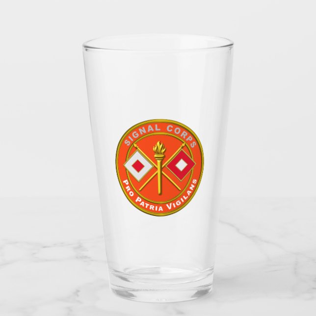 Fernmelderkorps  glas (Vorderseite)