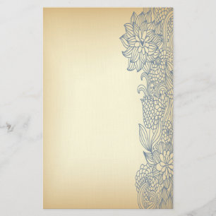 Fernost-Blumengestation Briefpapier