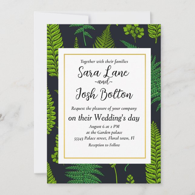 Ferns Einladung (Vorderseite)