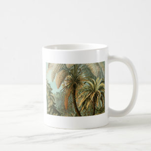 Ferns Palm Tree Antique Botanischer Garten Kaffeetasse