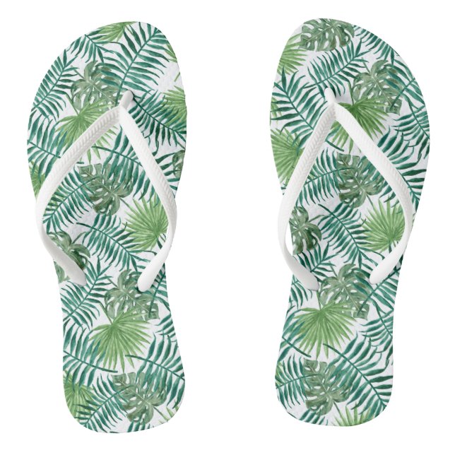 Ferns & Palms Flip Flops (Fußbett)
