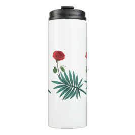 Ferns & Rose Thermal Tumbler Thermosbecher