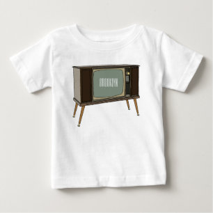 Fernseh-Cartoon-Illustration Baby T-shirt