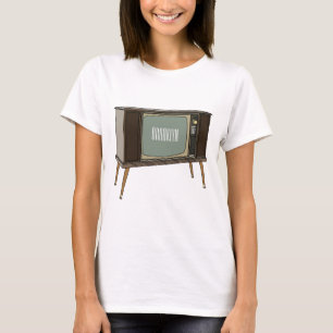 Fernseh-Cartoon-Illustration T-Shirt