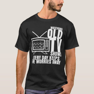 Fernsehen 90er 80er RetroV lustig T-Shirt