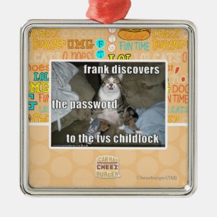 Fernsehen Childlock Silbernes Ornament