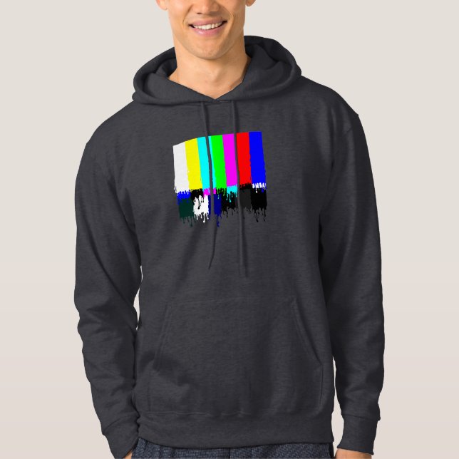 Fernsehen kein SignalHoodie (dunkle Farbe) Hoodie (Vorderseite)
