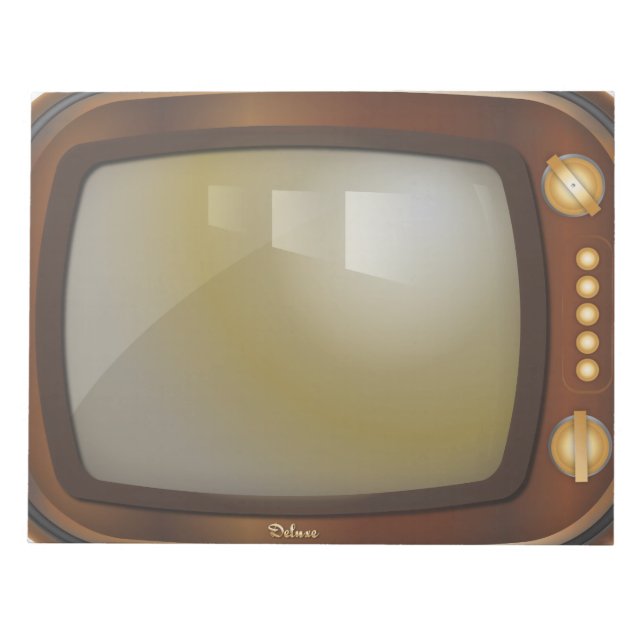 Fernsehen Notizblock (Vorderseite)