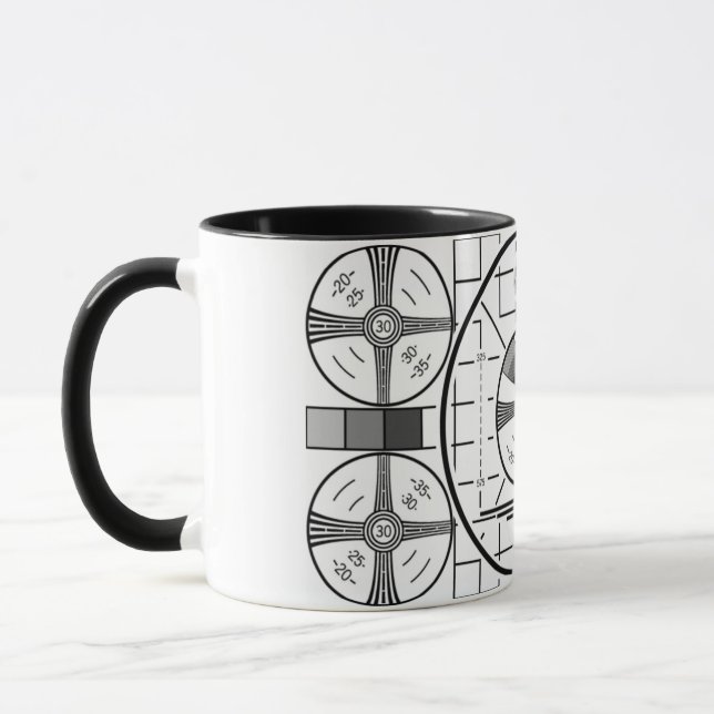 Fernsehen prüfen Tasse (Links)