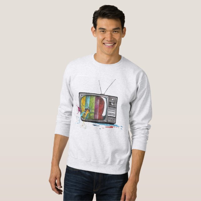Fernsehen Sweatshirt (Vorne ganz)