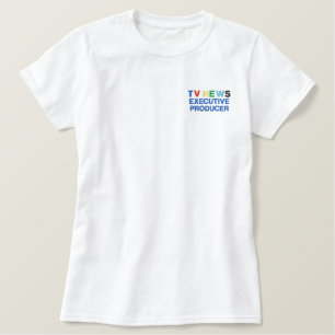 FERNSEHER, FÜHRUNGSKRAFT BESTICKTES T-Shirt