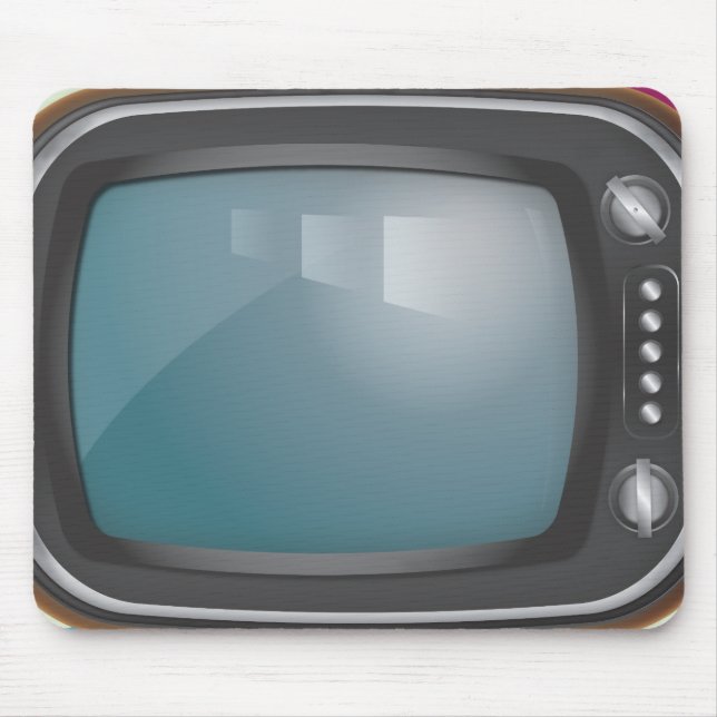 Fernseher Mousepad (Vorne)