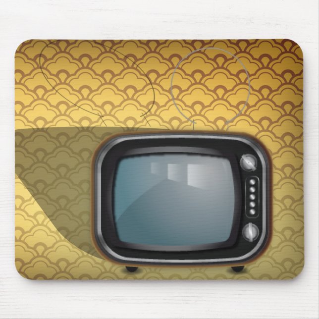 Fernseher Mousepad (Vorne)