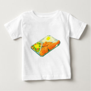 Fernsehessen Baby T-shirt