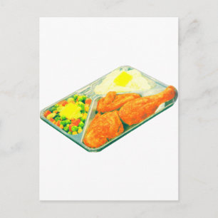 Fernsehessen Postkarte