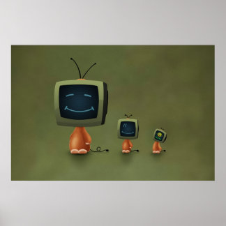 Fernsehköpfe Poster