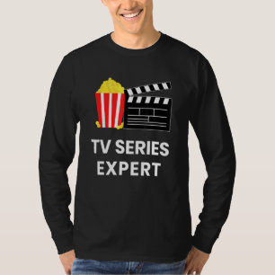 Fernsehshow Binge Watch TV Serie Expertenessen T-Shirt